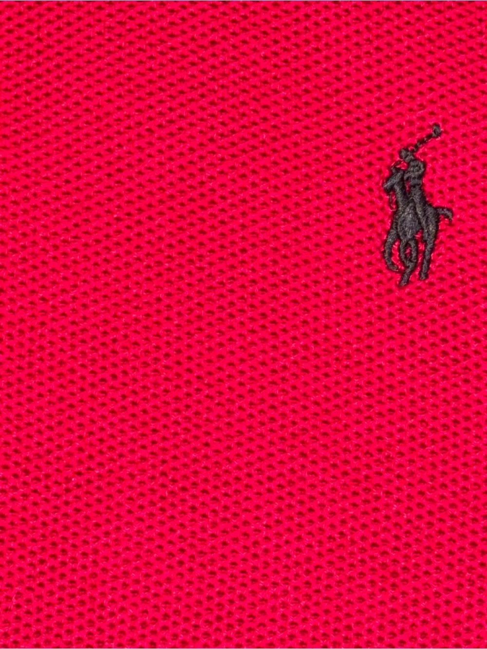 Polo by Ralph Lauren Men's Pima cotton Red Half-Zip Sweater